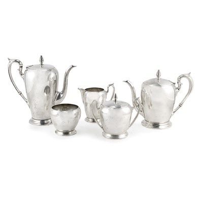 Lot 179 - Watson Sterling Silver Tea Service Comprising...