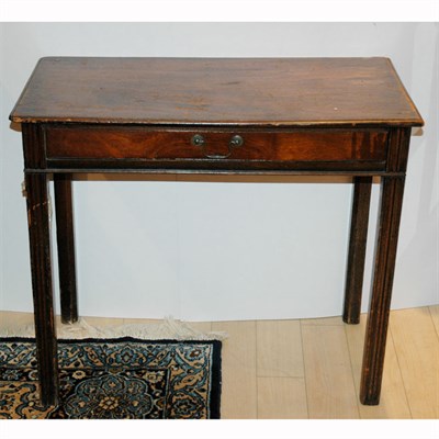 Lot 552 - George III Mahogany Work Table Height 27 1/4...