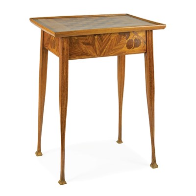 Lot 388 - Majorelle Art Nouveau Marquetry and Parquetry...