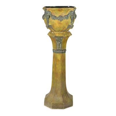 Lot 392 - Austrian Jugendstil Ceramic Jardiniere and...