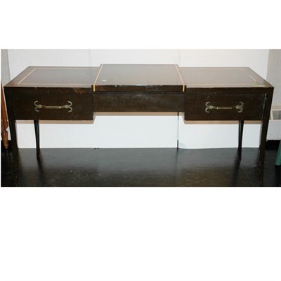 Lot 403 - Tommi Parzinger Ebonized Mahogany Poudreuse...