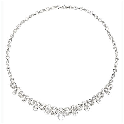 Lot 375 - Eisenberg Necklace 1950s Rhinestones set in...