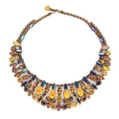 Lot 117 - Kramer Bib Necklace Circa 1960 Darkened...