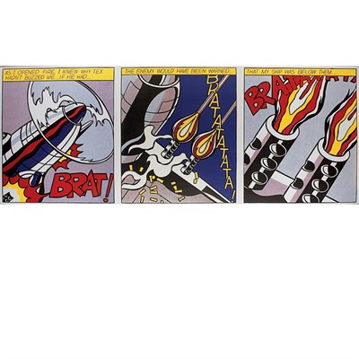 Lot 78 - Roy Lichtenstein AS I OPENED FIRE (CORLETT APP....