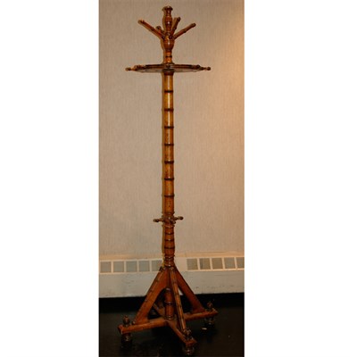 Lot 225 - American Aesthetic Movement Faux Bamboo Maple...