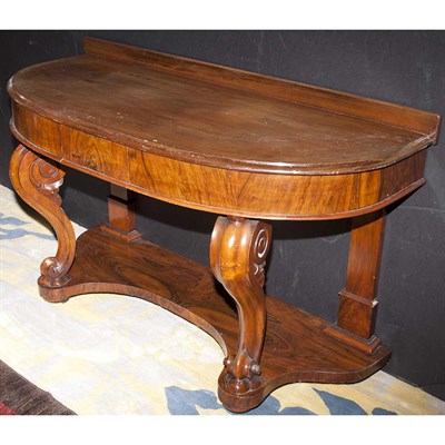 Lot 531 - Victorian Mahogany Console Height 32 inches,...
