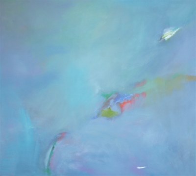 Lot 27 - Thomas George American, b. 1918 Aqua, 1980...