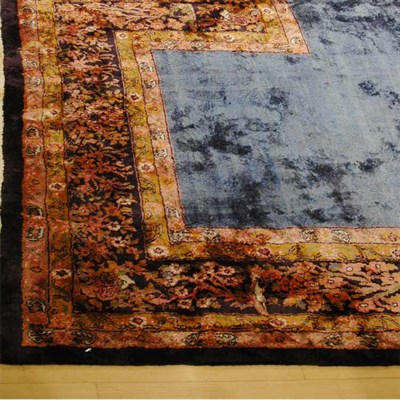 Lot 505 - Indian Silk Carpet India, mid 20th century The...