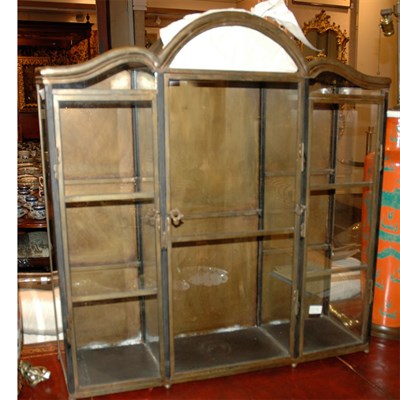 Lot 179 - Rococo Style Brass Vitrine Height 32 inches,...