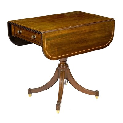 Lot 432 - Late George III Mahogany Pembroke Table Height...