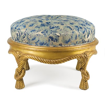 Lot 285 - Neoclassical Style Gilt-Wood Stool Height 18...