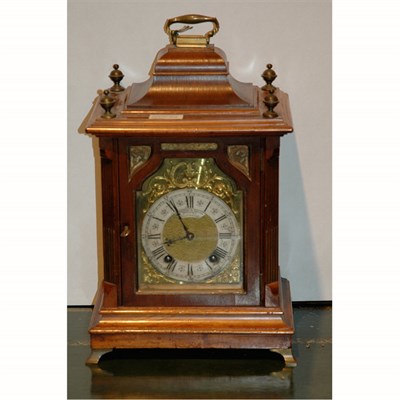 Lot 548 - George III Style Mahogany Bracket Clock Height...