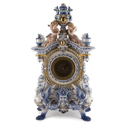 Lot 117 - Continental Painted and Gilt Decorated Ceramic...