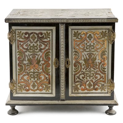 Lot 60 - Napoleon III Boulle Inlaid Ebonized Table...