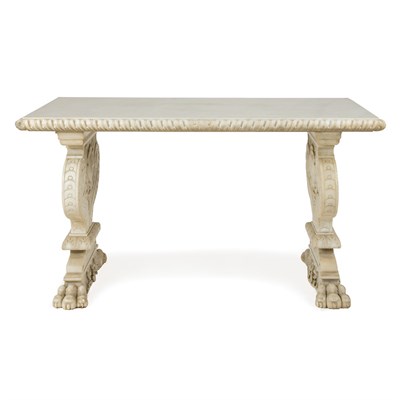 Lot 206 - Italian Baroque Style Marble Table 19th...