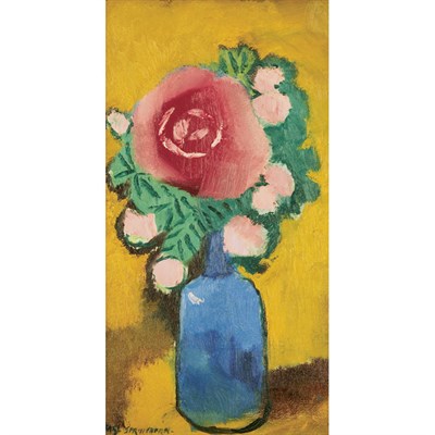Lot 66 - Carl Sprinchorn American, 1887-1971 Roses in a...