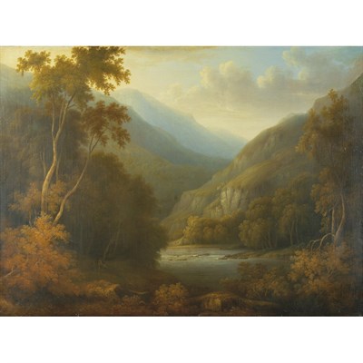 Lot 88 - Dutch School 18th Century Traveler on a Road...