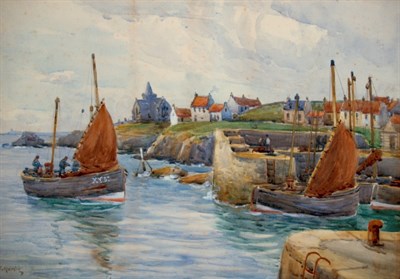 Lot 4 - Paul Martin French, 1830-1903 Along the Coast...