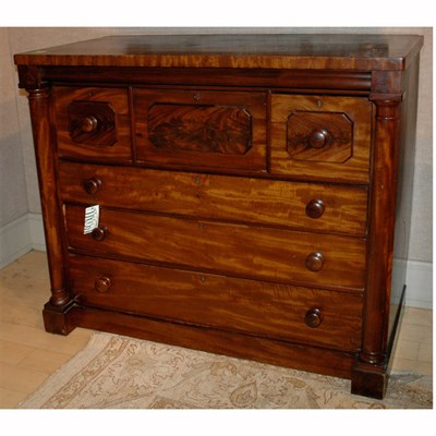Lot 134 - Victorian Mahogany Chest of Drawers Height 44...