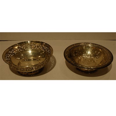 Lot 359 - Wallace Sterling Silver Center Bowl; Together...
