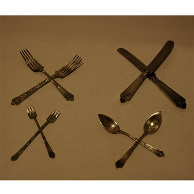 Lot 363 - Gorham Sterling Silver Flatware Service In the...