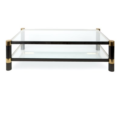 Lot 245 - Karl Springer American, 1931-1991 Two-Tier Low...