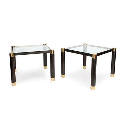 Lot 244 - Karl Springer American, 1931-1991 Pair of End...