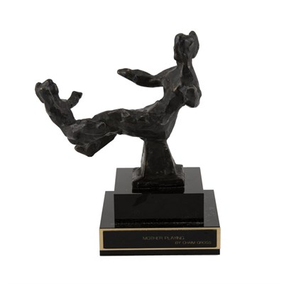 Lot 476 - Bronze Group of a Mother and Child Chaim Gross...