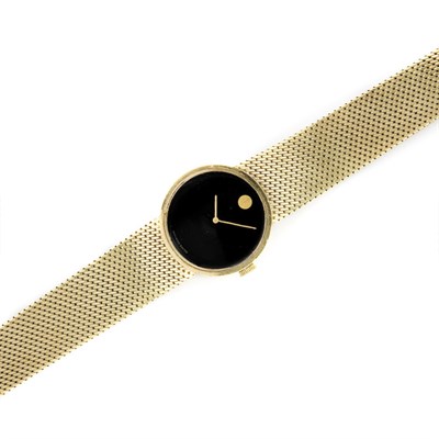 Lot 92 - Gold Wristwatch, Movado, Van Cleef & Arpels