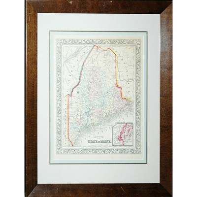 Lot 75 - S. Augustus Mitchell COUNTY MAP OF THE STATE...