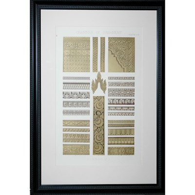Lot 74 - Owen Jones HINDOO NO. 3 Chromolithograph, from...