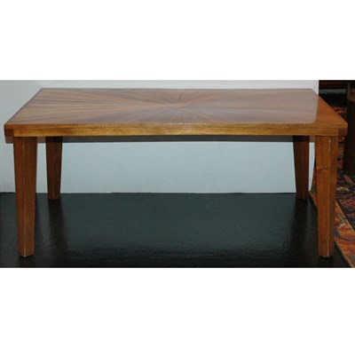 Lot 99 - Fruitwood Low Table Height 15 inches, width 36...