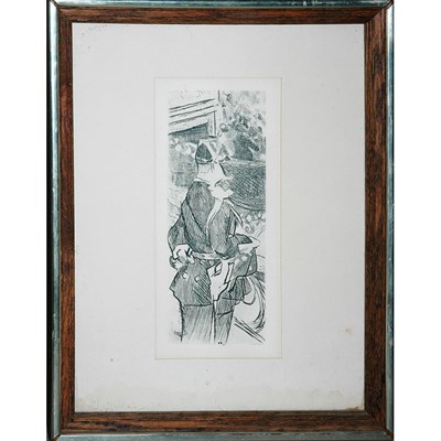 Lot 85 - Jacques Villon FETE CHAMPETRE Etching. 8 3/4 x...
