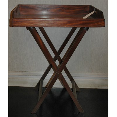 Lot 132 - George III Mahogany Butler's Tray On a later...