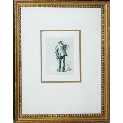 Lot 89 - Isabel Bishop LEANING ON THE WALL (TELLER 4)...