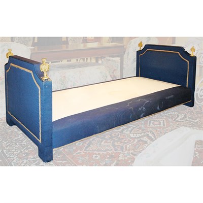 Lot 166 - Neoclassical Style Gilt-Wood and Upholstered...
