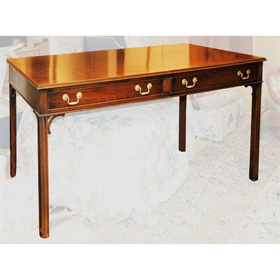 Lot 182 - George III Style Mahogany Writing Table Height...