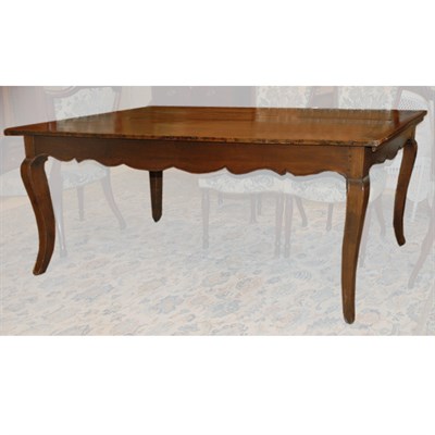 Lot 188 - French Provincial Walnut Farm Table Height 31...