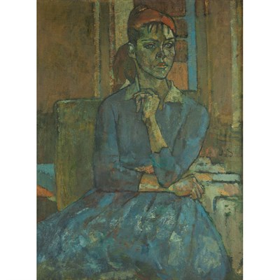 Lot 181 - Joseph Solman American, 1909-2008 Seated Woman...