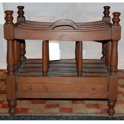 Lot 258 - Regency Style Mahogany Canterbury Height 18...