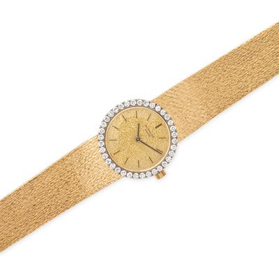Lot 121 - Gold and Diamond Wristwatch, Patek Philippe