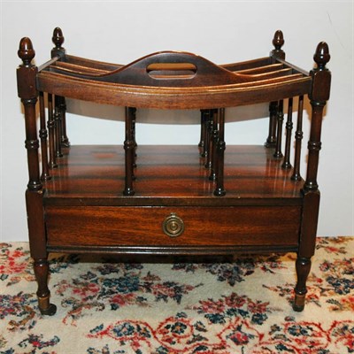 Lot 354 - George III Style Mahogany Canterbury Height 19...