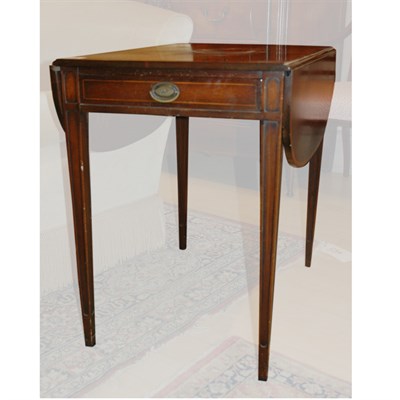 Lot 455 - George III Style Mahogany Pembroke Table...