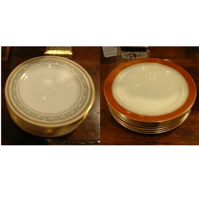 Lot 400 - Set of Eight Royal Doulton Gilt Decorated...