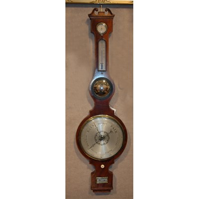 Lot 522 - Georgian Style Mahogany Barometer Height 43...