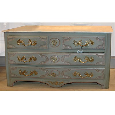 Lot 489 - Provincial Louis XV Style Gilt-Bronze Mounted...