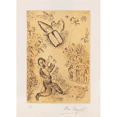 Lot 396 - Marc Chagall UNTITLED (C. BOOKS 109) Etching...