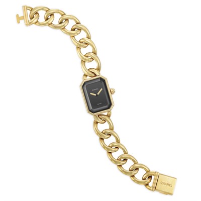 Lot 354 - Gold Bracelet-Watch, Chanel