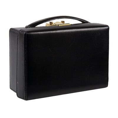 Lot 238 - Mark Cross Shoulder/Handbag 1980s Black...