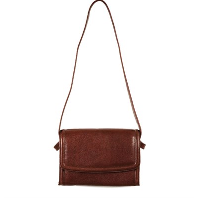 Lot 239 - Frances Patiky Stein Burgundy Pebble Grain...